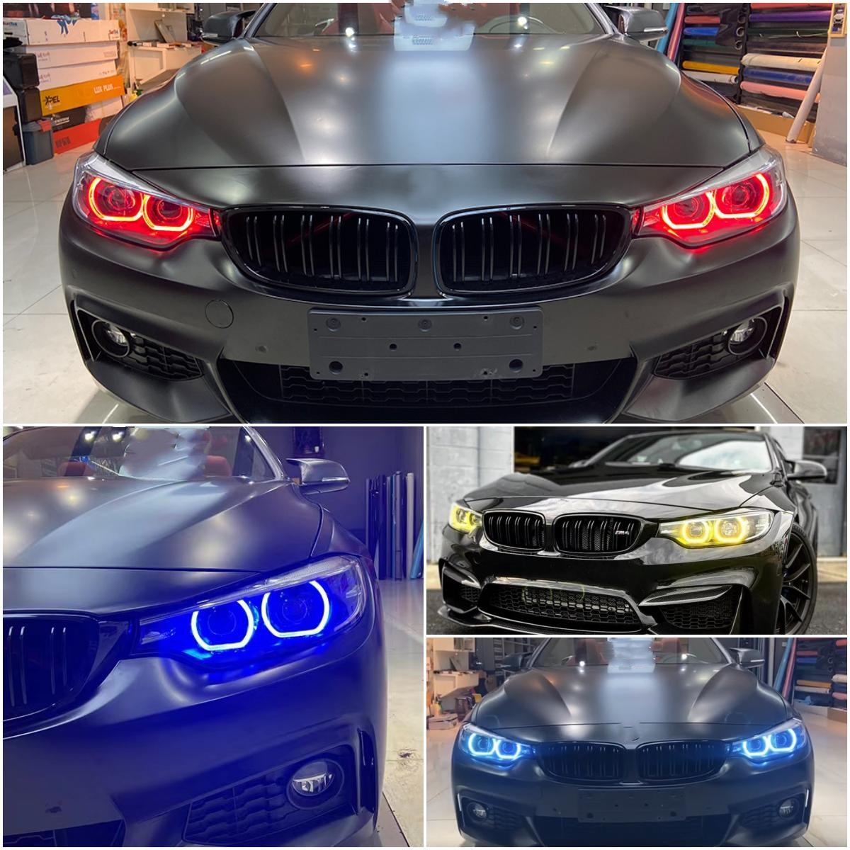 Outdoor Lighting Yellow - M3 M4ฟ้าเหลือง DRL Angel Eyes สำหรับ2018