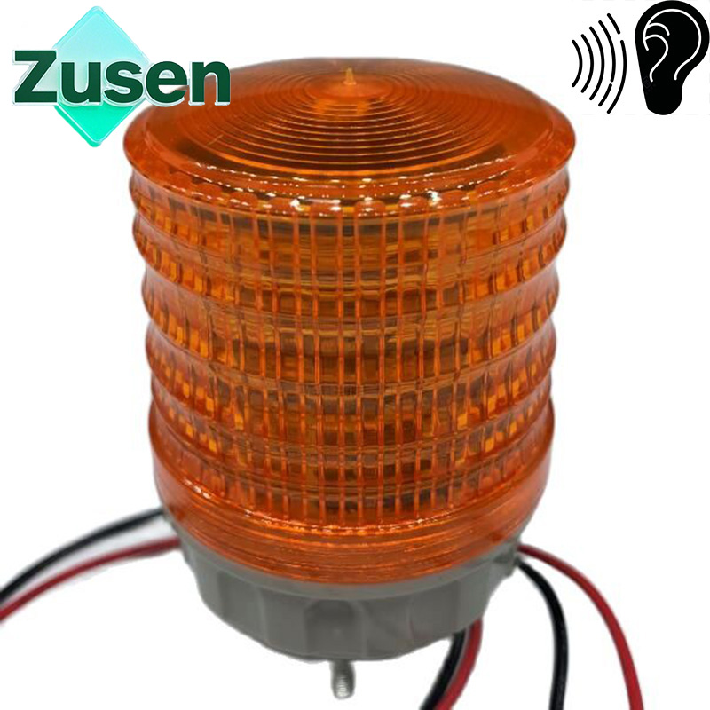 Outdoor Lighting Yellow - TB5051-Y-J Zusen พร้อมออดสีเหลืองไฟเตือน LED ขนาดเล็ก12V 24V