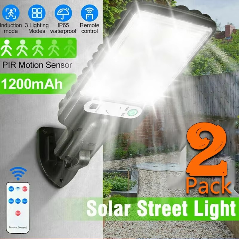 Solar Wall Sconce - ไฟสวนพลังงานแสงอาทิตย์กลางแจ้งพร้อมเซ็นเซอร์ตรวจจับความเคลื่อนไหวของร่างกายมนุษย์ 3 โหมด สำหรับระเบียง โรงรถ ลานบ้าน