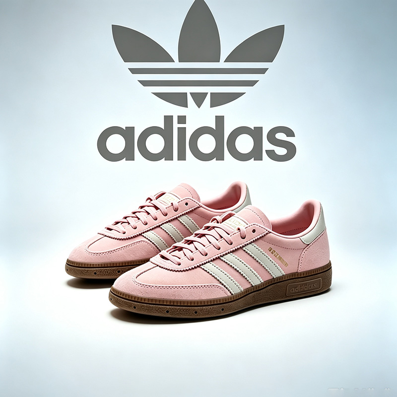 Outdoor Lighting Hong Kong - รองเท้าผ้าใบลายใบโคลเวอร์ของแท้จาก Adidas สำหรับผู้หญิง เหมาะสำหรับกีฬาฤดูร้อนและแฟชั่นลำลอง สีชมพู รุ่น