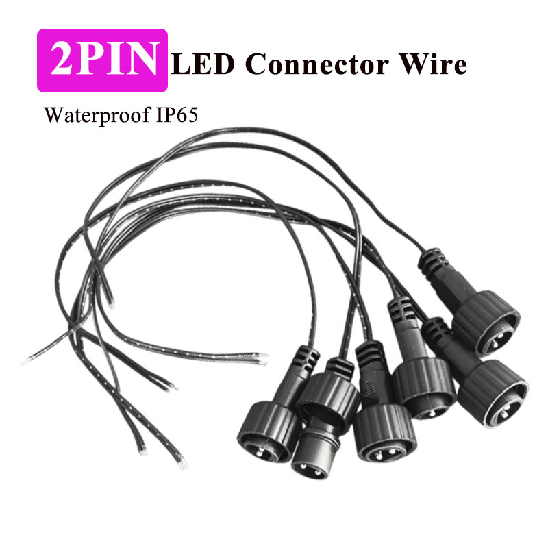 Outdoor Lighting Wire Connectors - ขั้วต่อ LED แบบ 2 พิน สำหรับใช้งานกลางแจ้ง