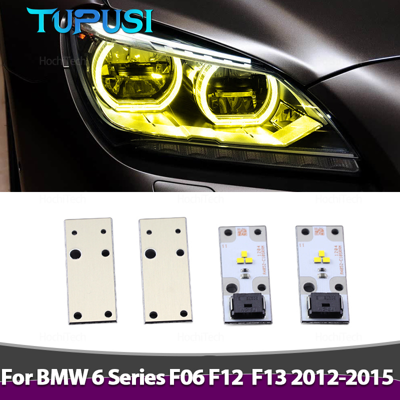Outdoor Lighting Yellow - ไฟวงแหวนสีเหลืองสำหรับ BMW ซีรีส์ 6 รุ่น F06