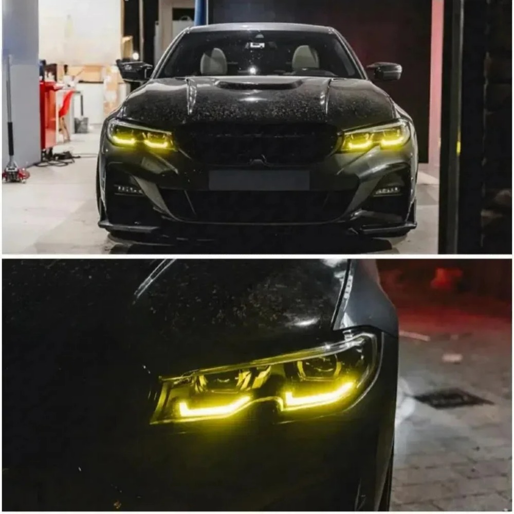 แผงไฟหน้า LED แบบ Angel Eye สี - Outdoor Lighting Yellow บทวิจารณ์และราคา