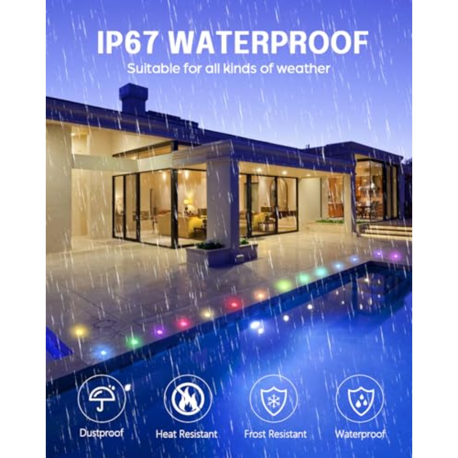 ชุดไฟ RGB สำหรับตกแต่งพื้น พร้ - Outdoor Lighting Kits Low Voltage บทวิจารณ์และราคา