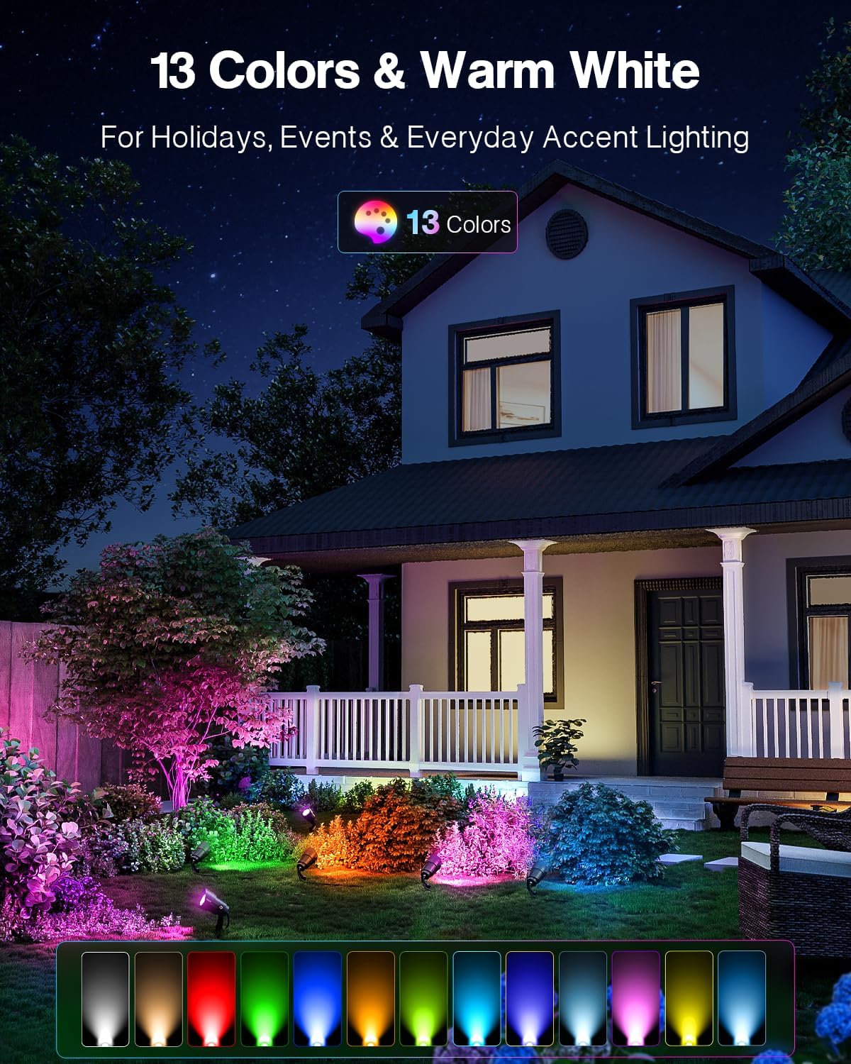 ชุดไฟส่องสว่างภูมิทัศน์ HIBOIT - Outdoor Lighting Kits Low Voltage บทวิจารณ์และราคา