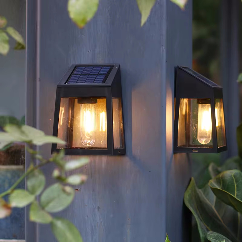 หลอดไฟทังสเตนสำหรับตกแต่งสวนเค - Solar Wall Sconce บทวิจารณ์และราคา