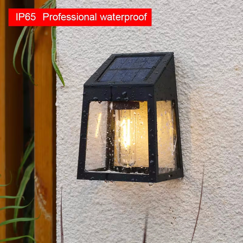 หลอดไฟทังสเตนสำหรับตกแต่งสวนเค - Solar Wall Sconce บทวิจารณ์และราคา