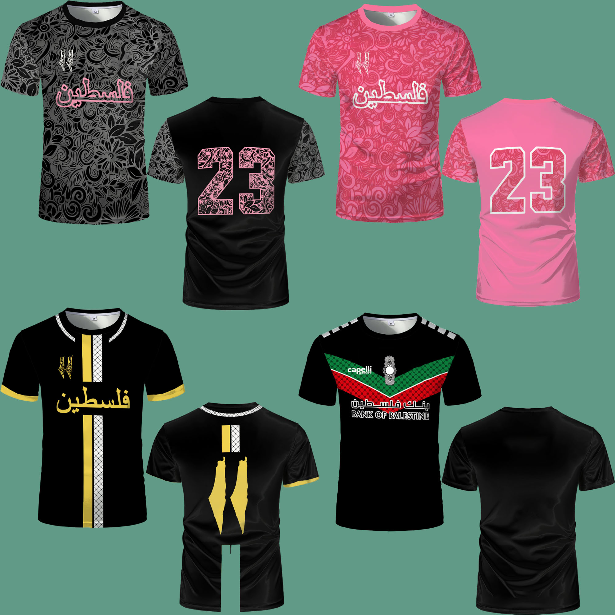 เสื้อฟุตบอลปาเลสไตน์ พิมพ์ลายด - Outdoor Lighting Jersey บทวิจารณ์และราคา