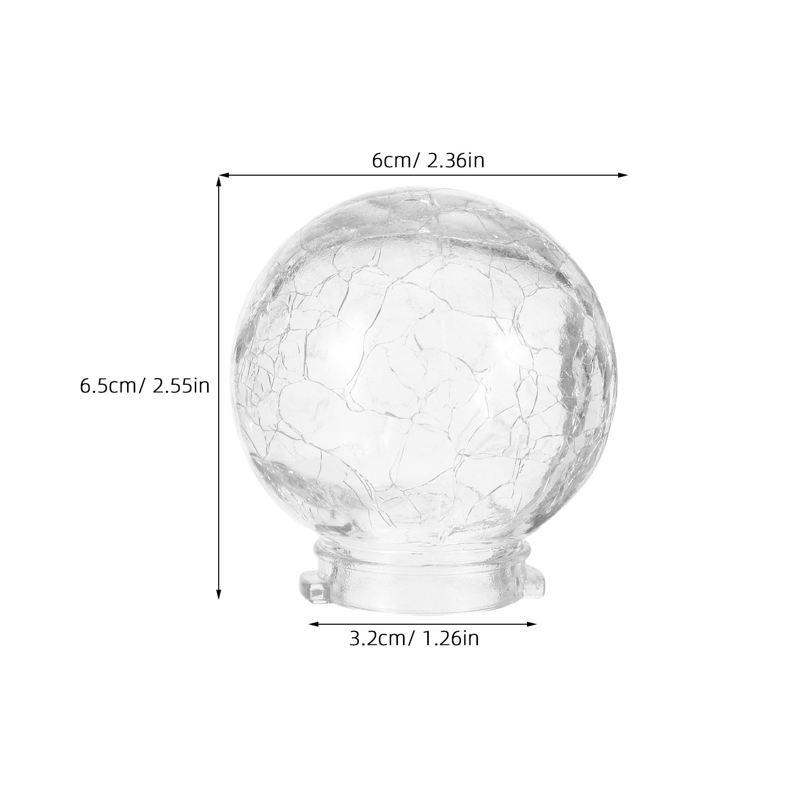 โคมไฟแก้วทรงกลมแบบแตก 8 ชิ้น ส - Outdoor Lighting Glass Replacement บทวิจารณ์และราคา
