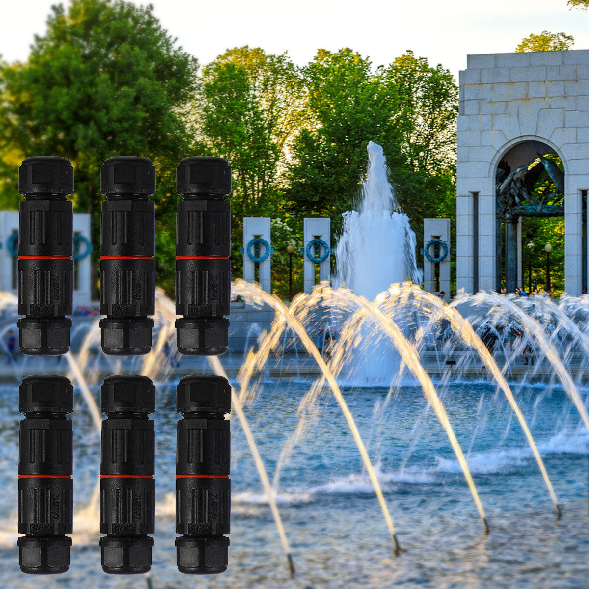 ขั้วต่อสายไฟกันน้ำ แพ็ค 10 ชิ้ - Outdoor Lighting Wire Connectors บทวิจารณ์และราคา