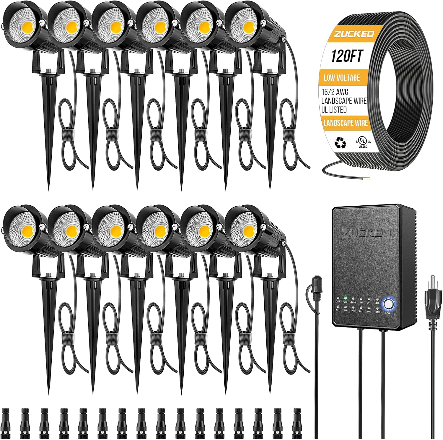ชุดไฟส่องสว่างภูมิทัศน์แรงดันต - Outdoor Lighting Kits Low Voltage บทวิจารณ์และราคา