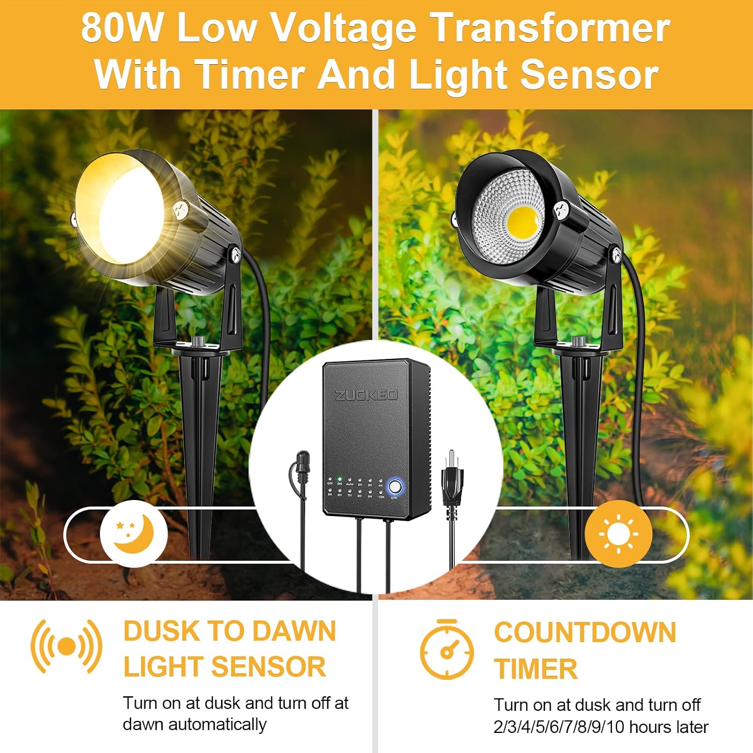 ชุดไฟส่องสว่างภูมิทัศน์แรงดันต - Outdoor Lighting Kits Low Voltage บทวิจารณ์และราคา