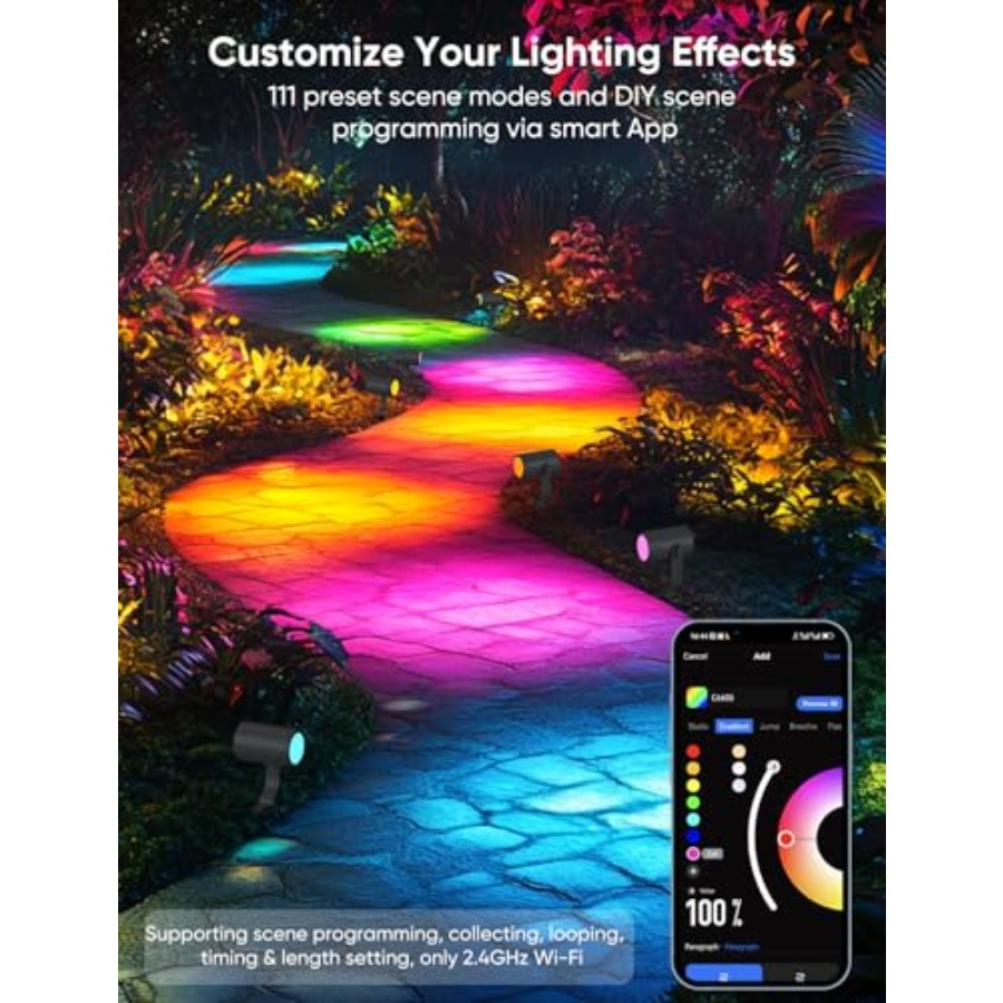 ไฟสปอตไลท์กลางแจ้ง 00lm ชุดไฟต - Outdoor Lighting Kits Low Voltage บทวิจารณ์และราคา
