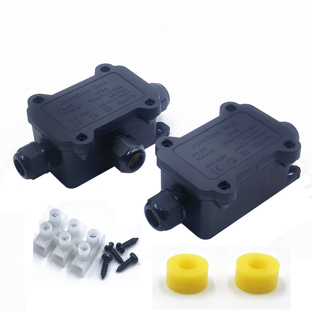 กล่องเชื่อมต่อกันน้ำ IP68 แบบ  - Outdoor Lighting Wire Connectors บทวิจารณ์และราคา