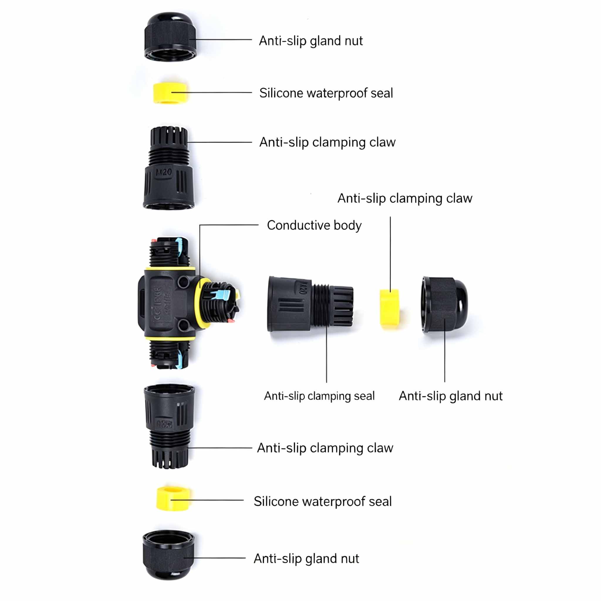 ขั้วต่อสายเคเบิลแบบ T กันน้ำ I - Outdoor Lighting Wire Connectors บทวิจารณ์และราคา