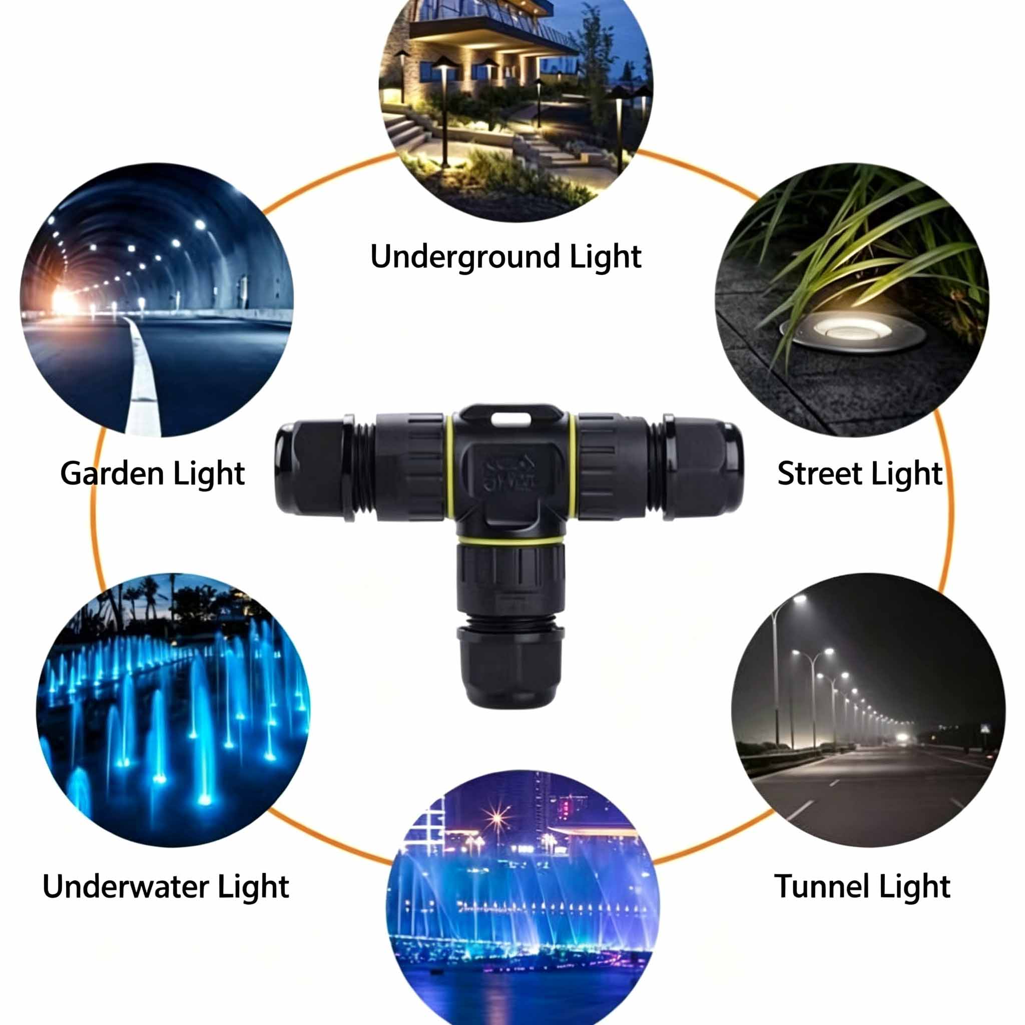 ขั้วต่อสายเคเบิลแบบ T กันน้ำ I - Outdoor Lighting Wire Connectors บทวิจารณ์และราคา