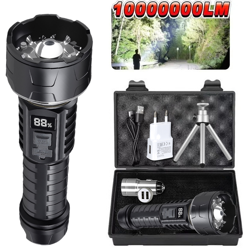ไฟฉาย LED แบบ COB แบบชาร์จไฟได - Outdoor Lighting Lanterns บทวิจารณ์และราคา