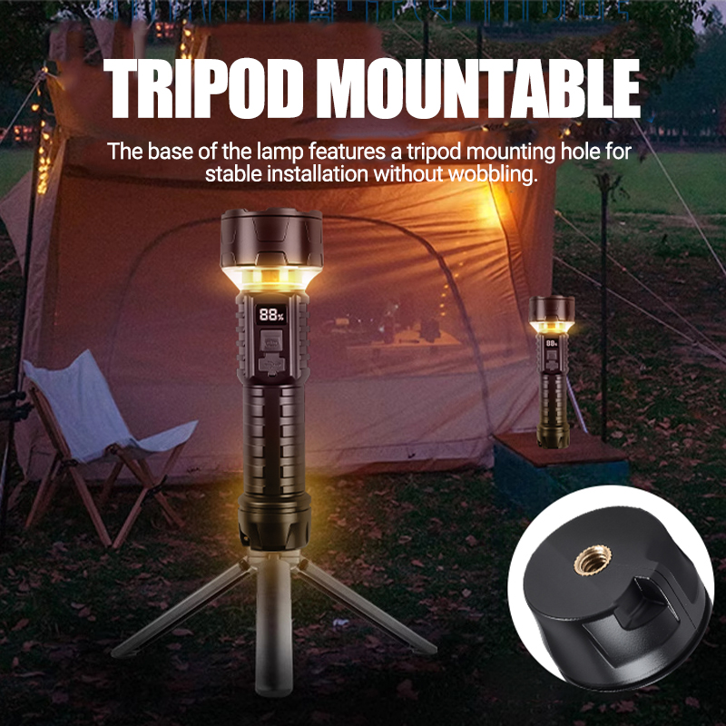 ไฟฉาย LED แบบ COB แบบชาร์จไฟได - Outdoor Lighting Lanterns บทวิจารณ์และราคา
