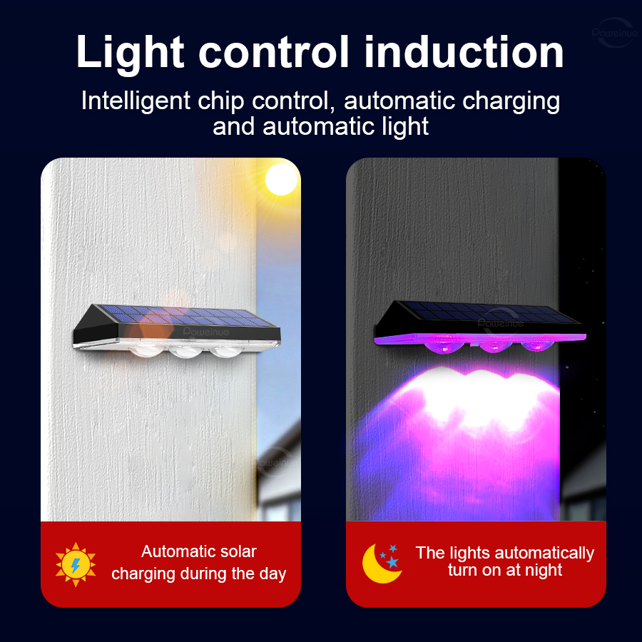 ไฟโซลาร์ซุปเปอร์ไบรท์ RGB และไ - Solar Wall Sconce บทวิจารณ์และราคา