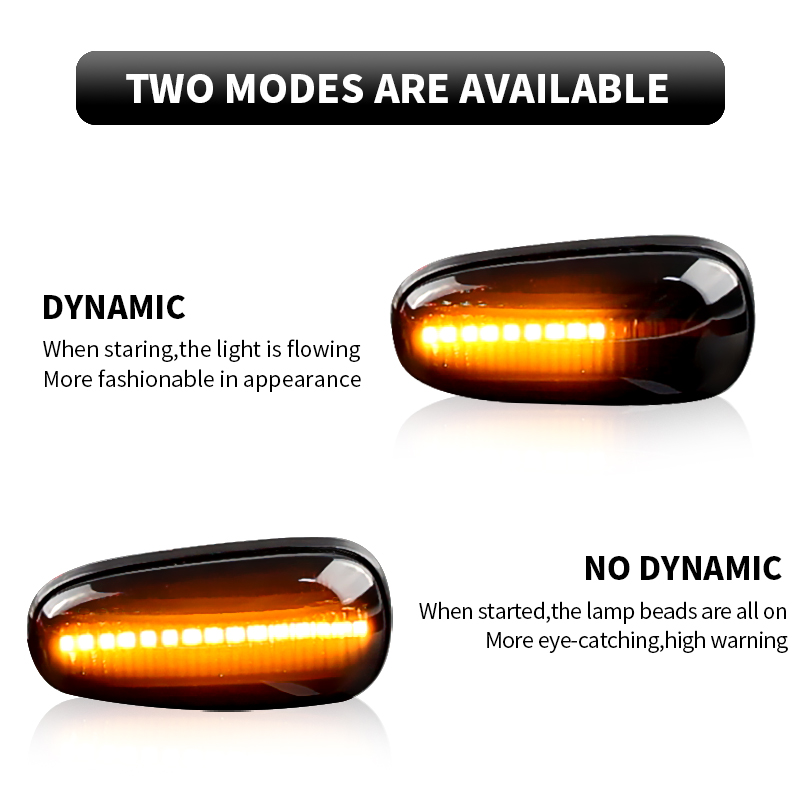 ไฟเลี้ยวข้างแบบไดนามิก LED 2 ช - Outdoor Lighting Yellow บทวิจารณ์และราคา