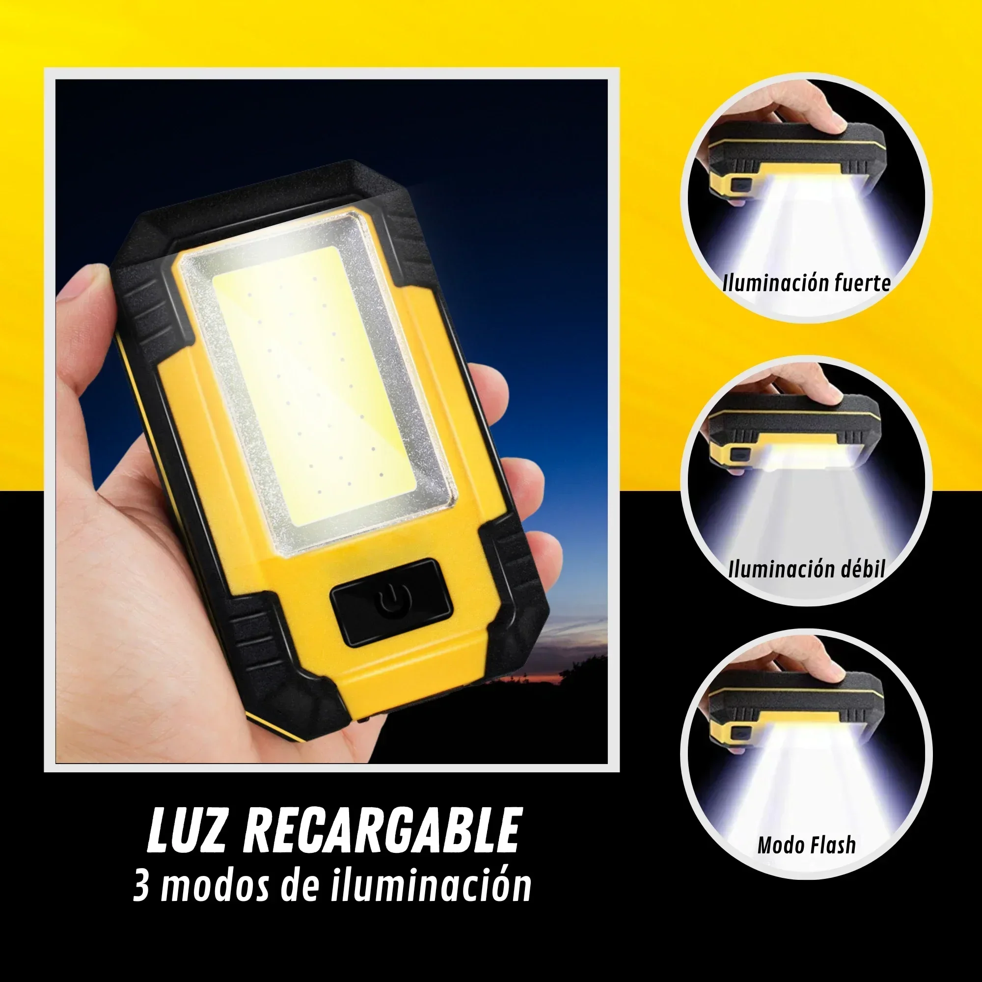 ไฟฉายพกพาแบบชาร์จได้ 4000mAh ค - Outdoor Lighting Lanterns บทวิจารณ์และราคา