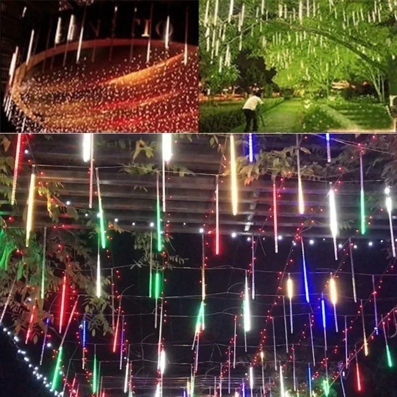 30 ซม./50 ซม.ฝนดาวตกกันน้ํา 8  - Outdoor Lighting Uk บทวิจารณ์และราคา