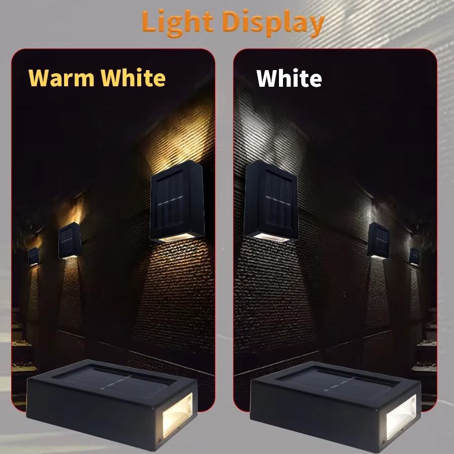 พลังงานแสงอาทิตย์ไฟ LED กลางแจ - Solar Wall Sconce บทวิจารณ์และราคา
