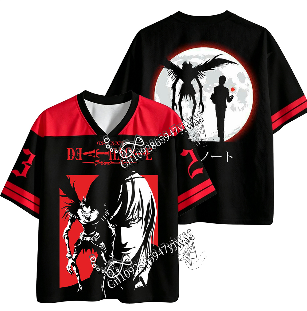 เสื้อยืดพิมพ์ลาย 3D ลายเดธโน้ต - Outdoor Lighting Jersey บทวิจารณ์และราคา