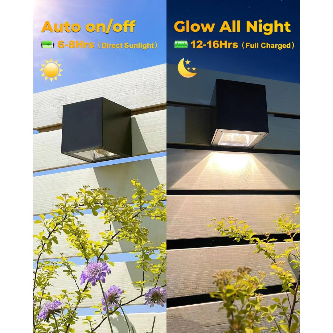โคมไฟติดผนังพลังงานแสงอาทิตย์ก - Solar Wall Sconce บทวิจารณ์และราคา