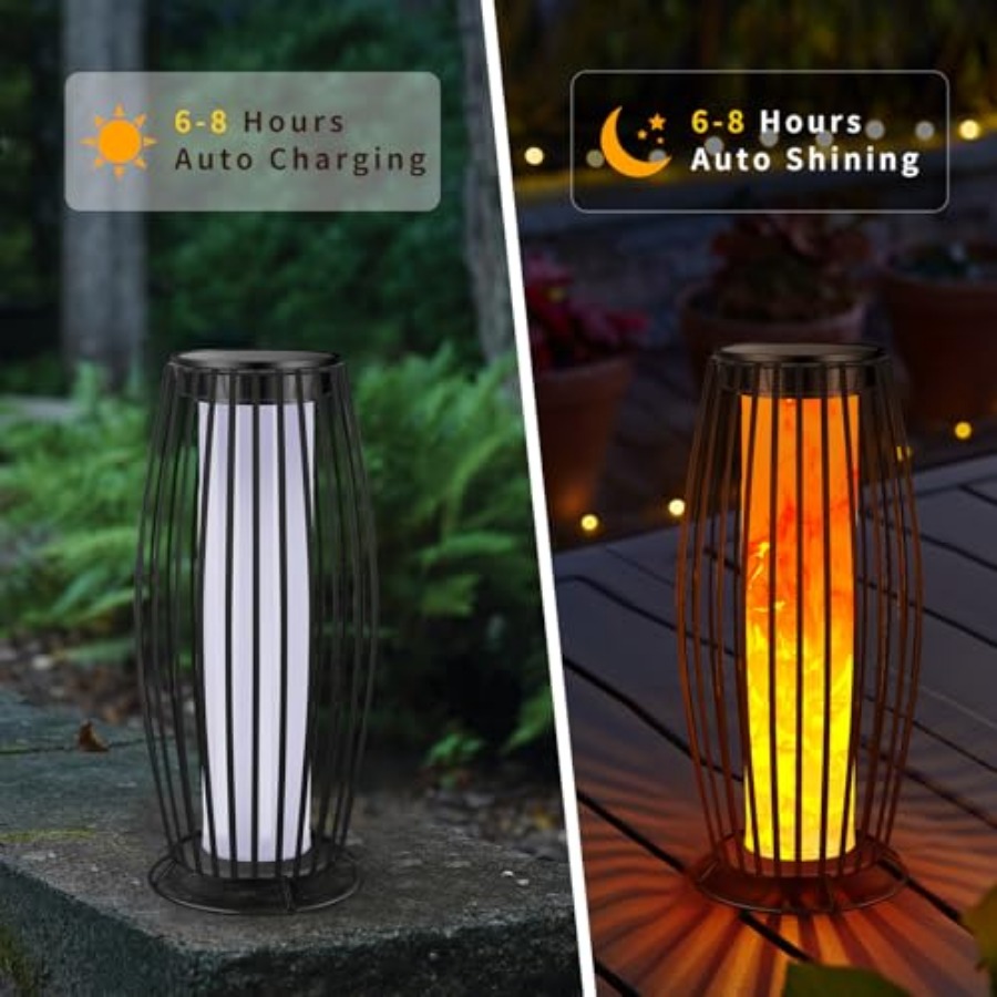 โคมไฟตั้งพื้นพลังงานแสงอาทิตย์ - Outdoor Lighting Lanterns บทวิจารณ์และราคา