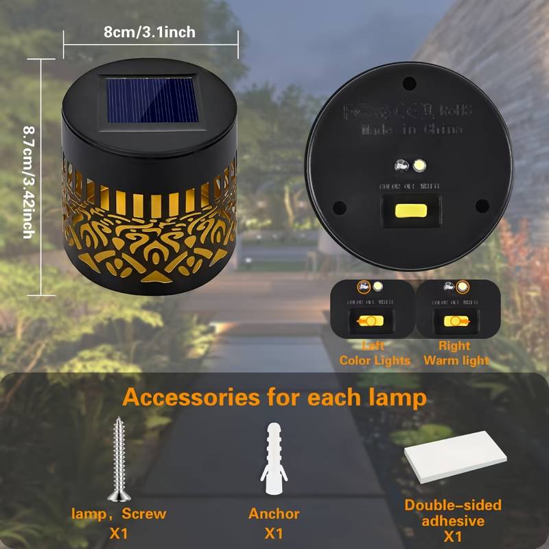 ชุดโคมไฟสวนพลังงานแสงอาทิตย์ 2 - Outdoor Lighting Yellow บทวิจารณ์และราคา