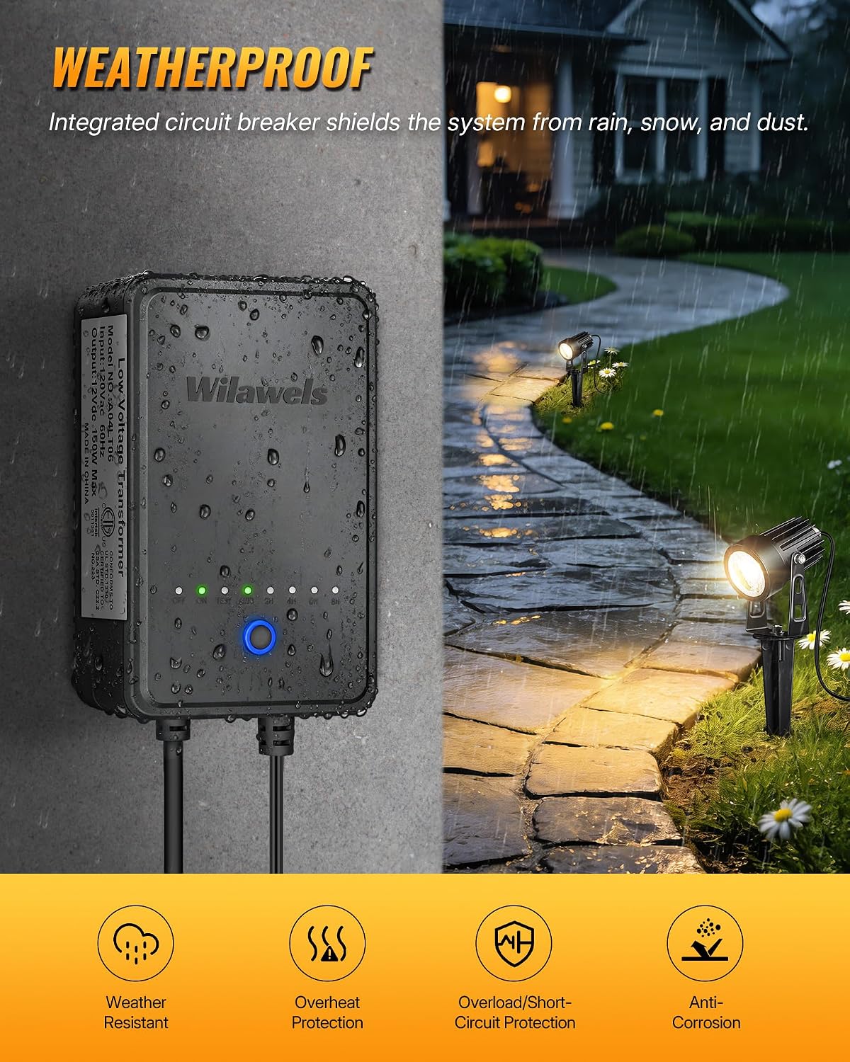 ชุดไฟส่องสว่างภูมิทัศน์ LED แบ - Outdoor Lighting Kits Low Voltage บทวิจารณ์และราคา