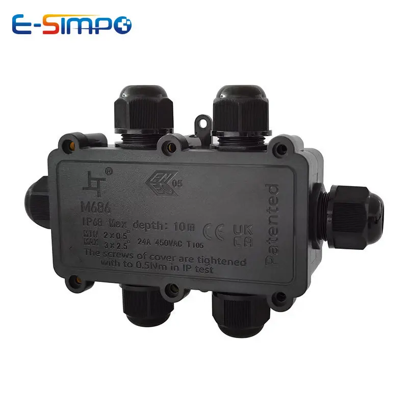 6Way 1IN5Out IP68ใต้น้ำสายไฟกล - Outdoor Lighting Wire Connectors บทวิจารณ์และราคา