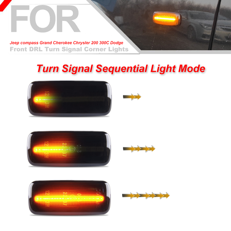 2xDynamic LED Side Marker ไฟเล - Outdoor Lighting Yellow บทวิจารณ์และราคา