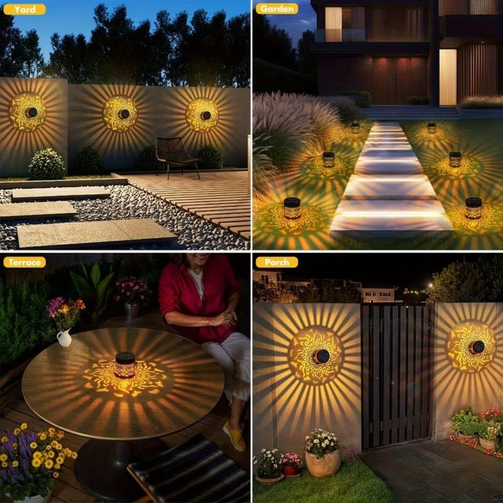 โคมไฟติดผนังลายดอกทานตะวัน LED - Solar Wall Sconce บทวิจารณ์และราคา